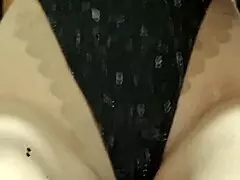 elza kom wears sexy nylon stockings