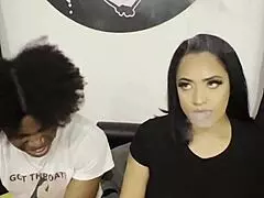 Sexy chocolate lisa rivera gives me sloppy head