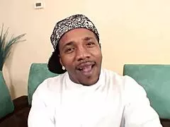 Hey, mature blonde Chennin Blanc handles a huge black cock.