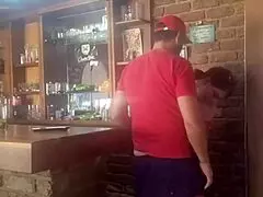 Oh wow, this brunette milf is getting fingered and fucked doggystyle from behind, her big ass and tits on full display! 😍