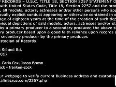 uhh, jason brown, her pussy was way too tight, i couldn’t hold back with carla cox!