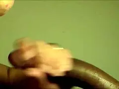 Cougar Sucks the CUM Out of a Young 18+ BLACK Dick