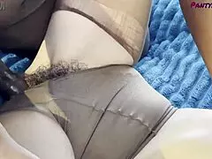 mature married woman films first black lover in sexy pantyhose