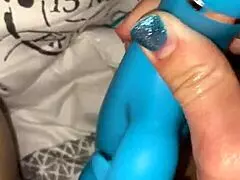 She says, Fuck my tight pussy with that vibrator