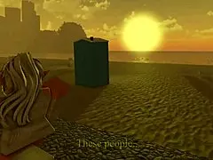 nudist milf beach day with antonelachan