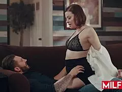 Horny redhead milf sovereign syre fucks her husband's boss quinton james and sucks his cock good