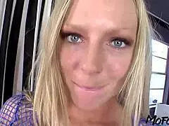 Mofozo Com - 19 Year Old Blonde Debuts with Sloppy Oral and Wild Action