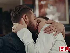 Horny redhead milf sovereign syre fucks her husband's boss quinton james and sucks his cock good