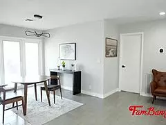 Hey, step mom’s tongue goes deep while teens watch in shock