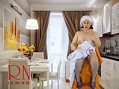 Hey, Cinderella’s sewing dresses with no panties for stepmother and stepsisters! 😲