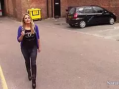 Kaz Shows Off Big Tits and Boobs