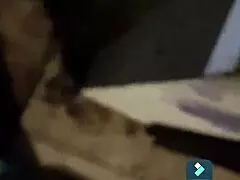 After the party, young Latina caught on street. He couldn't last 5 minutes!