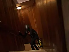 Ginger Lea Enjoys Shower Time