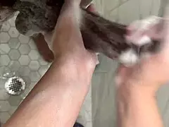 omg, this hot curious 18+ teen cleans stepbro's huge cock, makin him cum twice fast