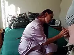 Pov dom seduces me, fucks and creampies while husband watches