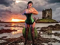 Granny Highlander Connie Eternal Gets Deep Creampied In Hardcore Action.