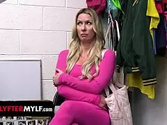 desperate yoga teacher caught shoplifting at wrong store - shoplyfter mylf