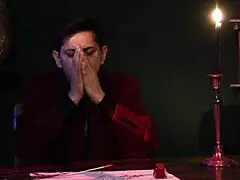 Naughty French maid Toni Samantha works up a sweat serving her master