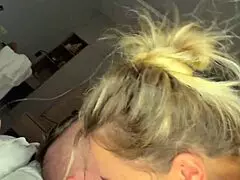 hot blonde gets fucked hard by her man