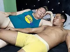 Mother-In-Law's Intense Blowjob During Movie