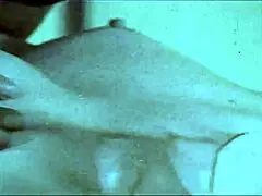 The vintage secretary reveals her hairy granny pussy.