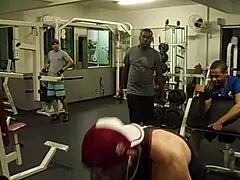 vloog prepares fitness with athletic milf