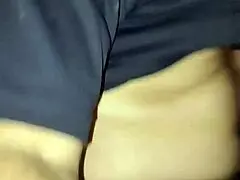 facial cumshot at soccer field, nearly caught in action