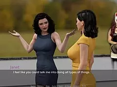 ms. denvers in her teacher costume with big tits