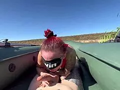 Caught Mature Woman Bent Over Deep Throating Monster Cock