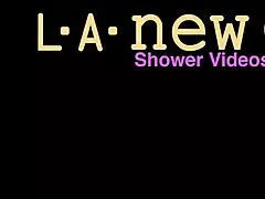 Asian teen 18+ model relaxes in a soothing bath on the sofa