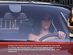 ms. denvers in her teacher costume with big tits