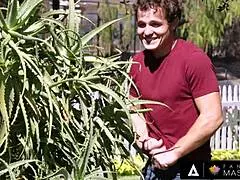 India Summer Feels Intense Pleasure Sucking Cock In Glory Hole During Fantasy Massage