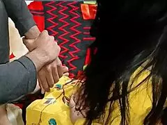 On Valentine's Day, Bhabhi got pounded hard like a wild mare.