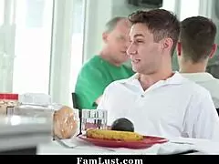 Milf stepmom fucks young stepson hard 😈