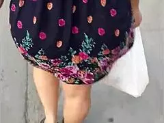 Bold Cazador hunts mature street prostitutes with big natural tits in public