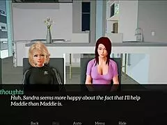 my new family 17 explores big ass and tits in a game