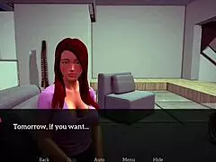 my new family 17 explores big ass and tits in a game