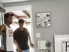 Nerdy sluts get caught making out by their bbc boyfriends – oh no!