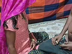 Check out Meri sexy sali in pink dress getting wild village anal action.