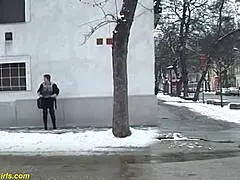 redhead bbw milf pees outdoors 😲