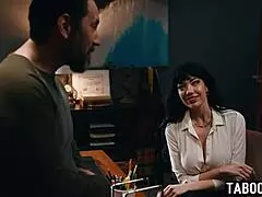 Watch the naughty Latina MILF seduce the big-cocked director.