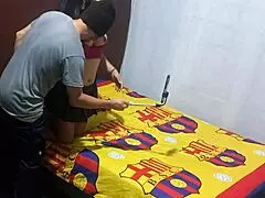 stepmom masturbates in apartment