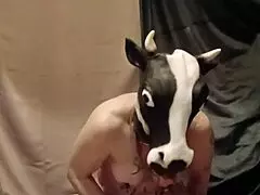 2025 Slave F Humiliated with Anal Toy Play and Spanking Session.