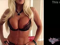 busty kinky blonde brittany andrews teases with pussy and tits