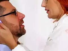 How Does Busty Redhead Boss Angel Wicky Seduce Her Employee for Hardcore?