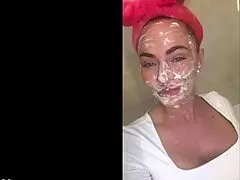 Quiet Girl in the Office with Sexy Accent and Tattoo Shows Big Ass at Parties