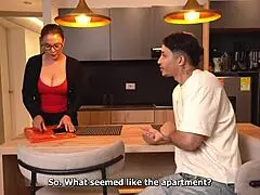 Busty Real Estate Agent Seduces Client with a Naughty Cock Blowjob to Seal the Deal