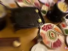 Blonde And Brunette Get Eaten In Motel