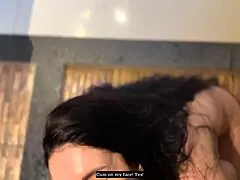 Shower Blowjob Sparks Orgasm