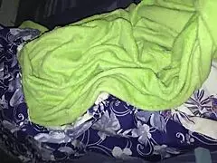 found my best friend's mom in bed teasing me